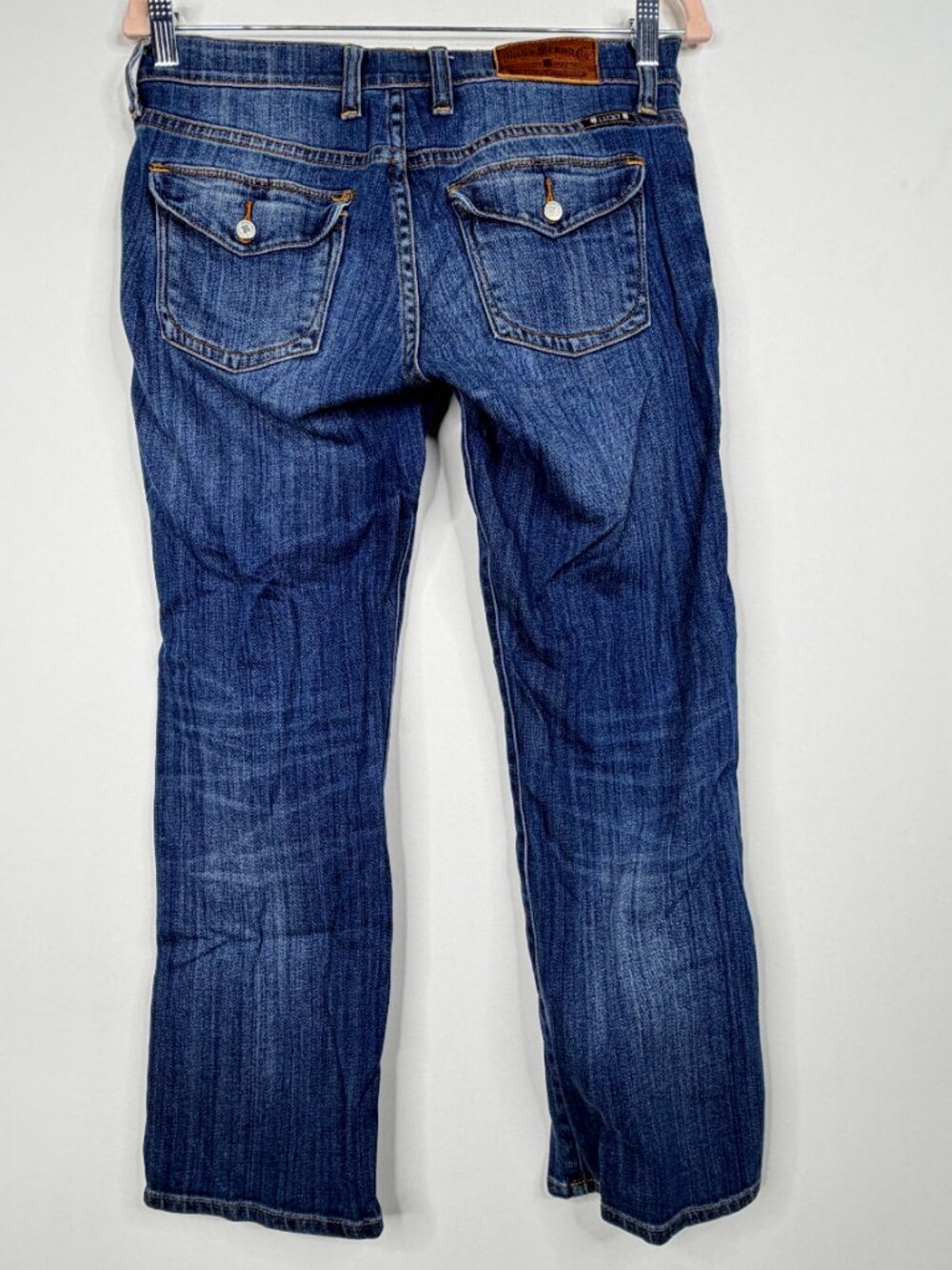 Lucky Brand Sweet N' Crop Bootcut Jeans Dark Wash 4/ 27 #A4535 - Picture 4 of 7